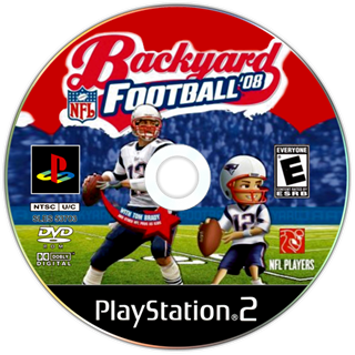 Backyard Football 08 back cover for Playstation 2